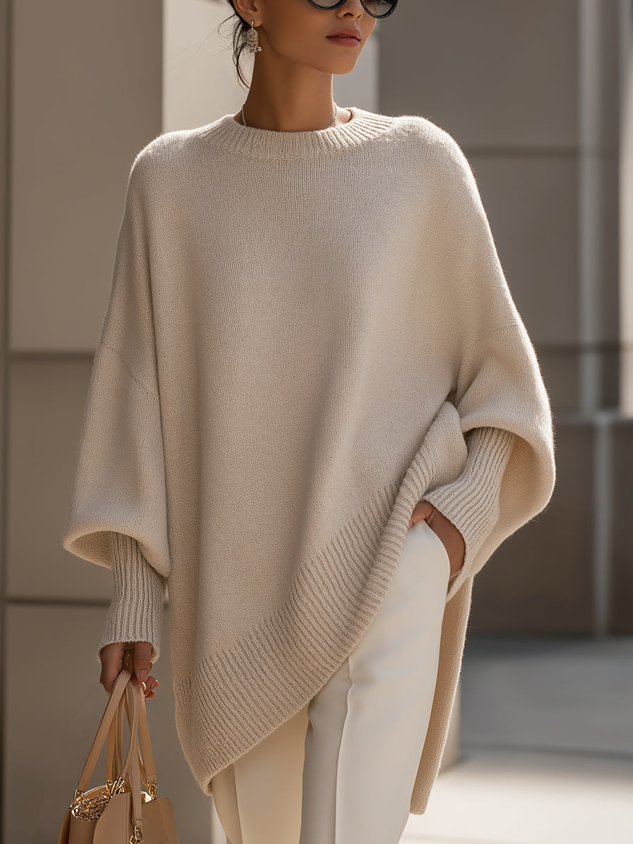 Elin | Oversized Lange Modieuze Trui
