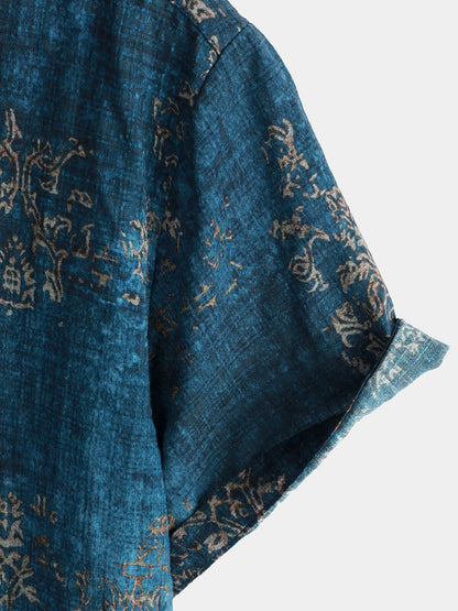 Casper l Stijlvol Herenoverhemd met Korte Mouwen