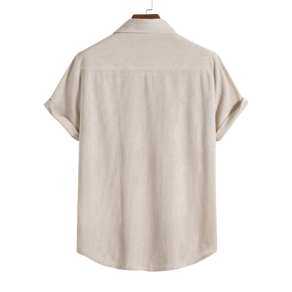 Bastien l Overhemd met knopen en korte Mouwen