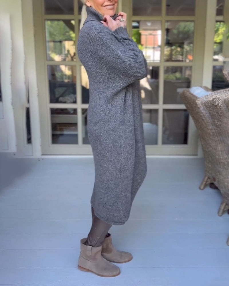 Fleur | Trui met hoge hals en lange mouwen