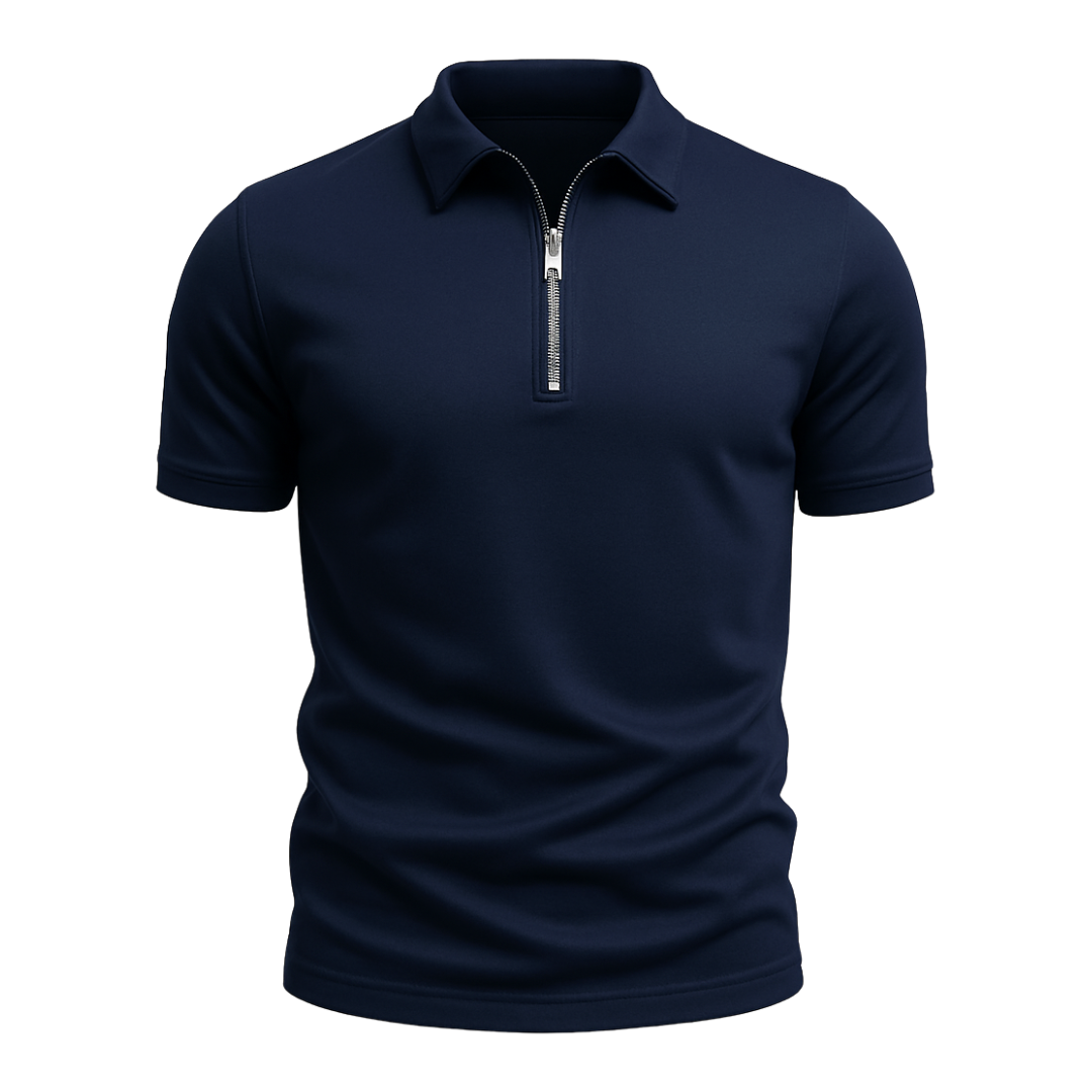 Victor | Klassieke Rits Polo Shirt 2+1 Gratis