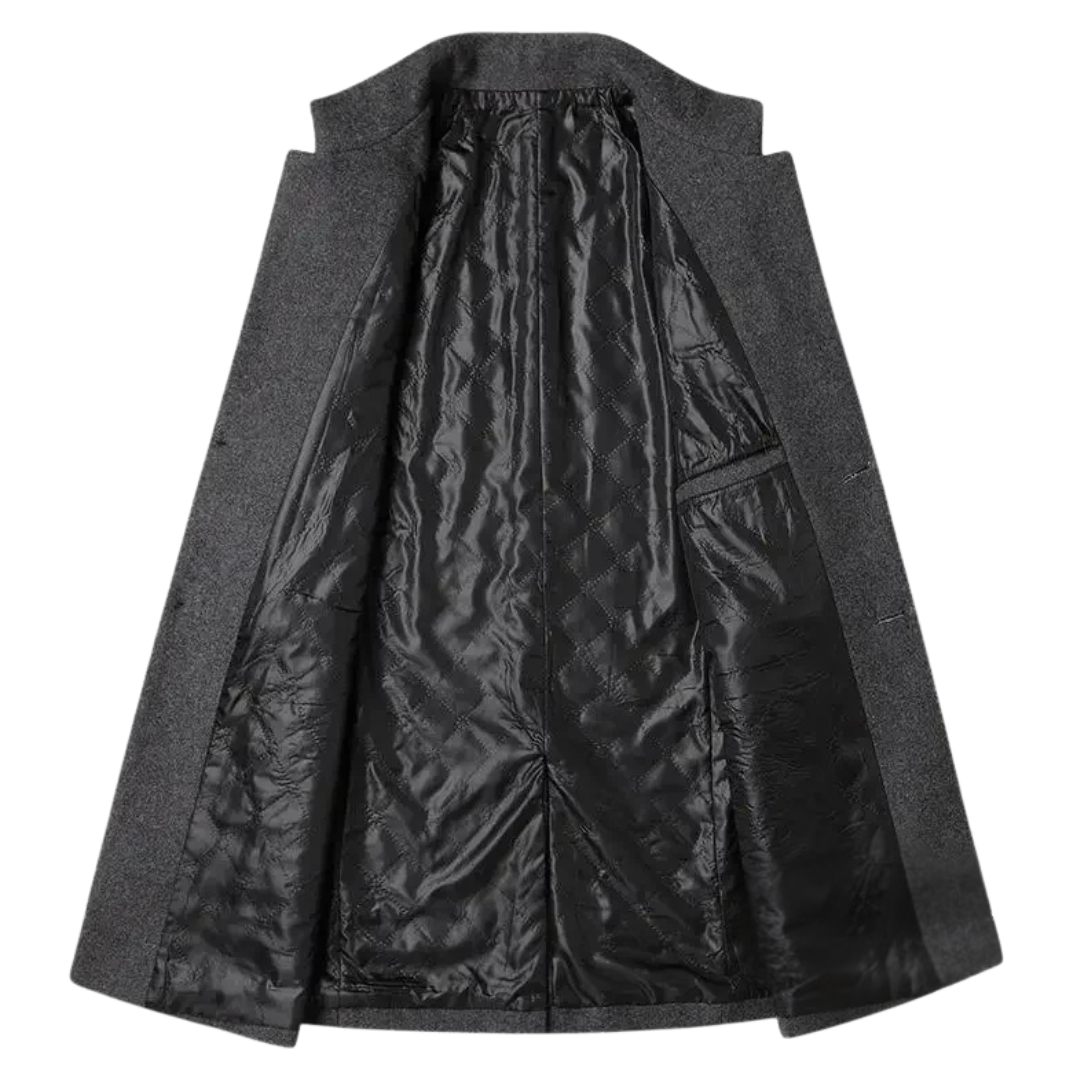 Roan | Kasjmier-Wollen Heren Trenchcoat