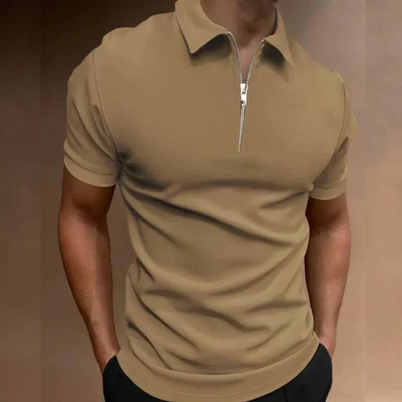 Victor | Klassieke Rits Polo Shirt 2+1 Gratis