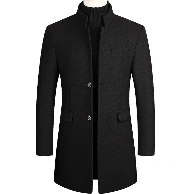 Roan | Kasjmier-Wollen Heren Trenchcoat