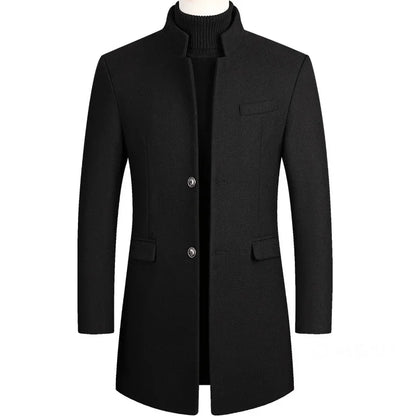 Roan | Kasjmier-Wollen Heren Trenchcoat