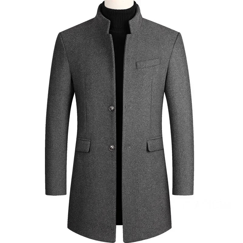 Roan | Kasjmier-Wollen Heren Trenchcoat