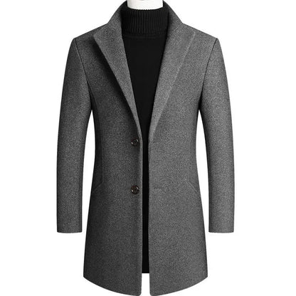 Roan | Kasjmier-Wollen Heren Trenchcoat