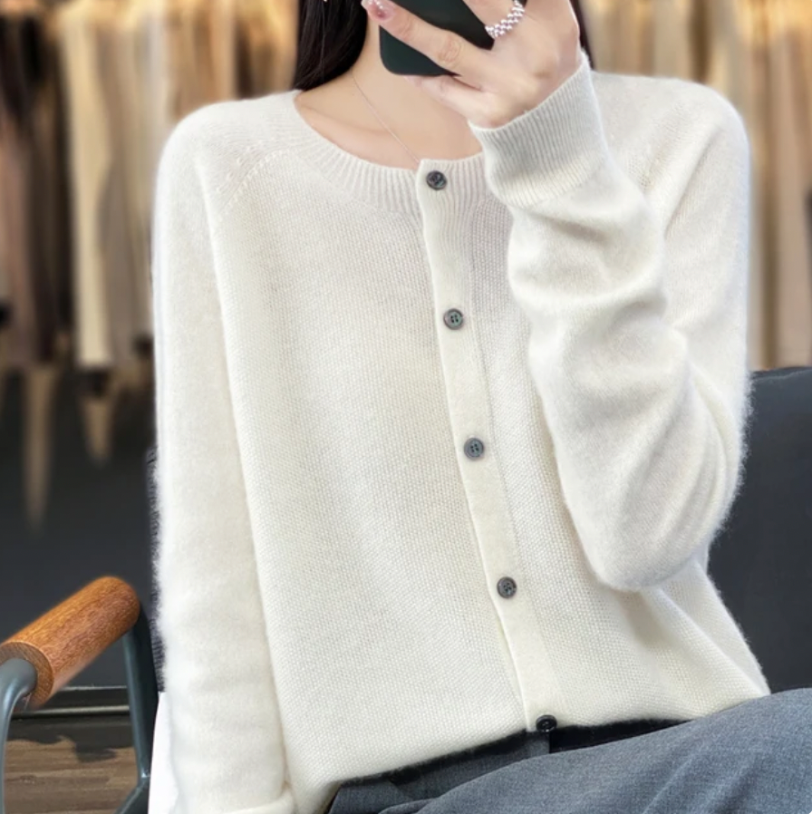 Luna | Elegante Knoopjes Cardigan