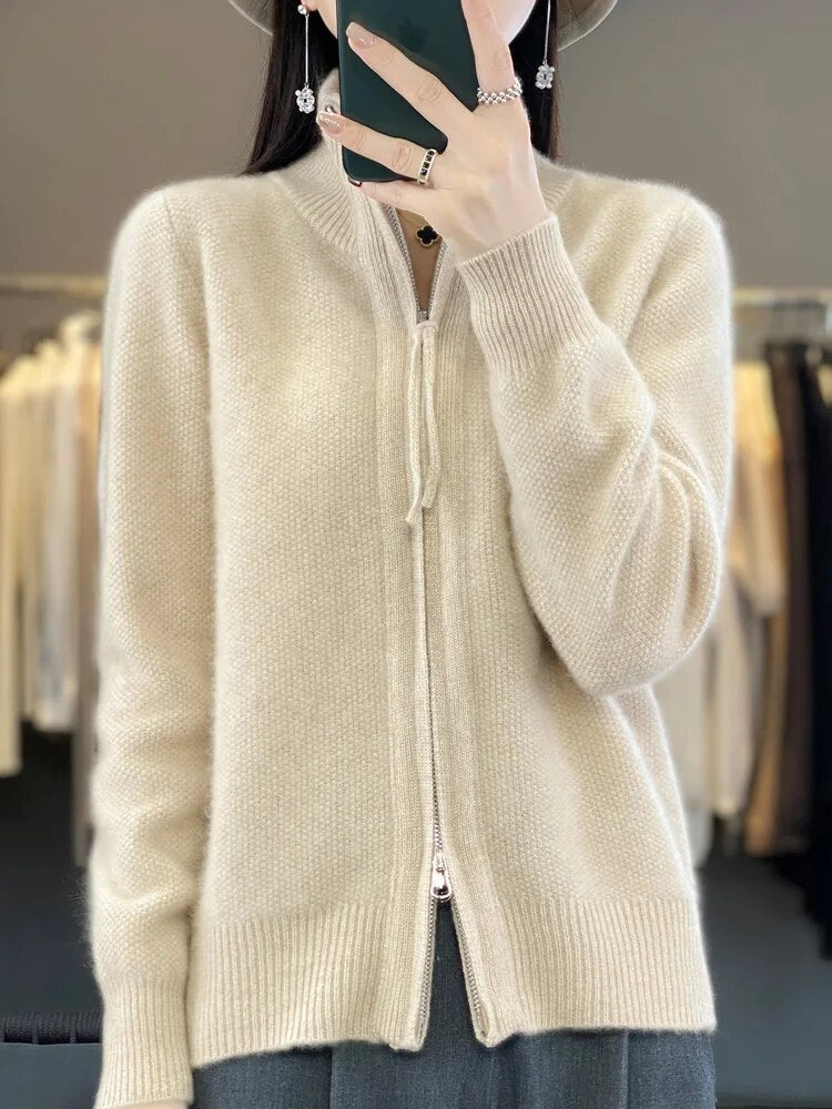 Anouk | Cozy Zip-Up Cardigan