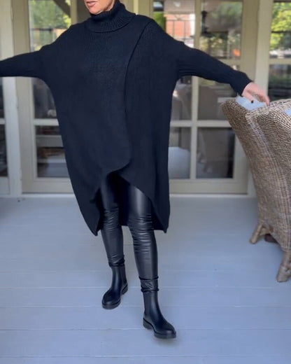 Fleur | Trui met hoge hals en lange mouwen